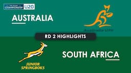 HIGHLIGHTS | AUSTRALIA v SOUTH AFRICA | The Rugby Championship U20 2024 | Round 2