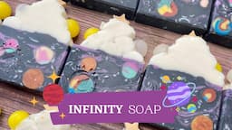 Making OUTER SPACE Soap Cold Process | 🪐 Luna Fae Creations