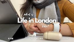 9-5 Work Week In My Life • What Life In London Looks Like • Cooking, Gym, Cleaning 🇬🇧