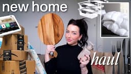 starting over...new apartment HUGE HAUL! tjmaxx, amazon, bath & body works...