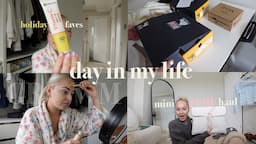 spend the day with me | holiday faves, mini TEMU haul + PR goodies