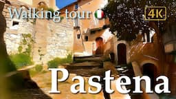 Pastena (Lazio), Italy【Walking Tour】History in Subtitles - 4K