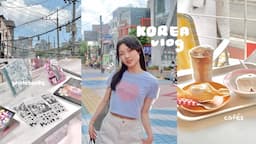 KOREA vlog ☁️ shopping in myeongdong, night market, cafehopping, oliveyoung haul, exploring hongdae