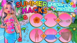 SUMMER UPDATE HACKS That Help Get 1ST PLACE! 🏅 10+ OUTFIT HACKS & Ideas | ROBLOX Dress To Impress