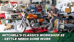 Classic Motorcycle Workshop Vlog 33 - 1974 Suzuki GT750L