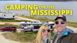 RV Camping on the Mississippi River and Exploring Graceland!