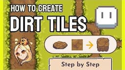 Pixel Art Dirt Tile Tutorial | Here is How I Design My Tile Sets (Step-by-Step)