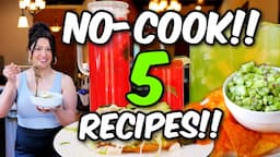 NO  COOK MEALS | QUICK & EASY TASTY REFRESHING SUMMER MEXICAN FOOD RECIPES