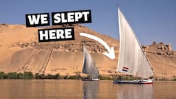 Spending the Night on the Nile River // 24 hours on a Felucca boat // overnight felucca