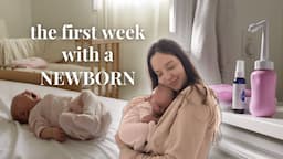 The First Week With a Newborn | Postpartum w/ 3 Under 3