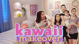 Aesthetic Kawaii Makeover!!!🌸🫶🏻// Surprising my niece with a brand new room!💕// by Elle Uy