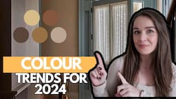 The Top Paint Colour Trends For 2024