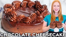 The Best Dark Chocolate Cheesecake Recipe!