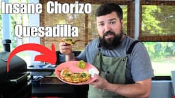 This easy homemade Chorizo Quesadilla recipe blew my mind! Try it today!