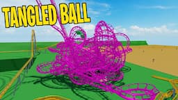 My TANGLED BALL! (Theme Park Tycoon 2)