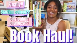 Giant Homeschool Book Haul | Curriculum Changes | HOMESCHOOL DIARIES