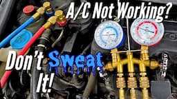 Vehicle AC System Diagnosis for Beginners. A/C System Troubleshooting