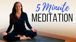 5 Minute Meditation - Mindfulness Exercise for Mental Health