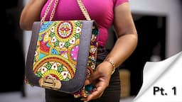 How to sew Ankara Handbags | PART 1 - PATTERN DRAFTING