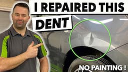 SUPER CLEAN PDR REPAIR ON A FRONT FENDER | Paintless Dent Removal Uk 🇬🇧|By Dent-Remover