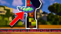 I accidently lost 1B coins in 1 second when testing this insane weapon... (Hypixel SKyblock)