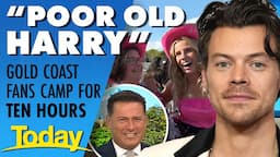 Karl's 'concern' for Harry Styles ahead of Queensland show... | Today Show Australia