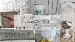 THRIFT HAUL with VINTAGE FINDS & Upcycled Home Decor Ideas