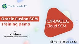 Best Oracle Fusion SCM Training Demo | By Krishna 16+ yrs Exp| Real Time Training