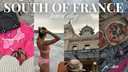 south of France travel vlog: Nice, Provence & Monaco (beach days, shopping + making perfume) | pt.2