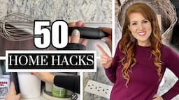 ** 50 NEW HOME HACKS ** 50 Easy Tips & Tricks