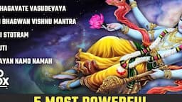 5 MOST POWERFUL MANTRAS OF LORD VISHNU FOR GOOD LUCK, SUCCESS || VISHNU STUTI || SHREE HARI STOTRAM