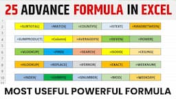 OMG🔥Microsoft excel all formulas | How to use advance formula and functions in Excel | Excel Formula