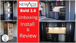 NewAge Products Bold 3.0 Garage Storage Cabinets Complete Unboxing, Installation and Review