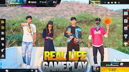 Free Fire Gameplay In Real Life || Comedy Video || Free Fire In Real LIfe || Kar98 army