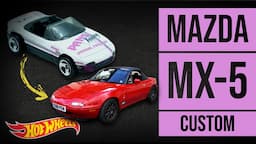 HOT WHEELS custom: Recreating @MattsMotors15 Mazda MX-5