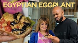 This Egyptian Eggplant recipe is next level! | Making Vegan Egyptian food w/ my Aunt EP.02