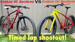 Carbon XC Racebike VS Carbon Fat Racebike | Canyon Exceed VS Salsa Beargrease | Fat Bike