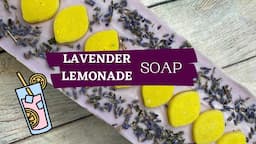 Making LAVENDER LEMONADE Soap Cold Process | Luna Fae Creations