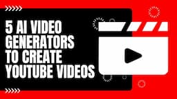 I Tried 5 Text-To-Video AI Video Generators To Create YouTube Videos - Here’s The Best One