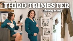 I Filmed My ENTIRE THIRD TRIMESTER | Baby Shower, Pregnancy Struggles & Going Into Labor