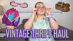 Vintage Thrift Haul | 80s and 90s Vintage Try on Haul