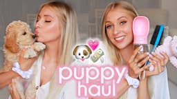 EVERYTHING I BOUGHT FOR MY NEW PUPPY 🐶💗 Puppy Haul Essentials