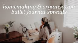 5 Minimalist Bullet Journal Spread Ideas for Homemaking & Organization