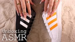 ASMR Shoe haul (🎧 soft spoken, tapping, scratching, crinkles)