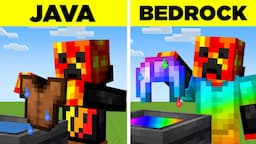 50 JAVA vs BEDROCK Myths in Minecraft!