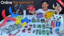 Online सस्ते दाम में ख़रीदा DC Motor Electronic Components unboxing | Drone Kit Unboxing | Hacker jp