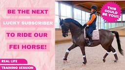 𝐑𝐄𝐀𝐋 𝐋𝐈𝐅𝐄 𝐓𝐑𝐀𝐈𝐍𝐈𝐍𝐆: Ride A Grand Prix Horse (YRS Subscriber Get To Ride Our Horses!!) | 𝐏𝐚𝐫𝐭 𝟏