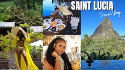 SAINT LUCIA TRAVEL VLOG!  WATERFALLS + VOLCANO TOUR + NATURE HIKES + MORE | CHEV B VLOGS.