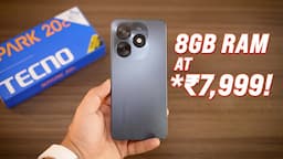 Ultimate budget phone? 8GB RAM at 7,999! Tecno Spark 20C Initial impressions!