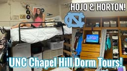 UNC CHAPEL HILL DORM TOURS! (Hinton James & Horton)